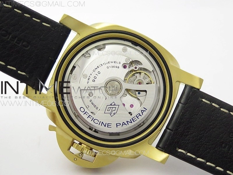 Pre Order PAM1115 RG VSF 1:1 Best Edition Blue Dial on Blue Leather Strap P.9010 Super Clone